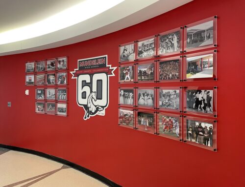Acrylic Frames for 60th Anniversary Celebration for Mundelein High School